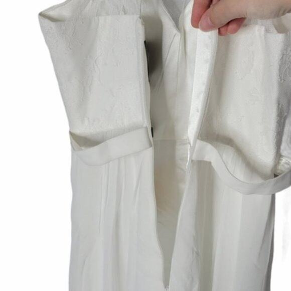 Bariano white Object of My Perfection Lace Detail Sweetheart Wedding Dress NEW 6 - Picture 8 of 12